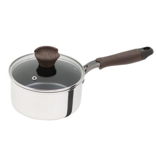 ＜ベストコ＞ミロワール　IHソースパン16cm