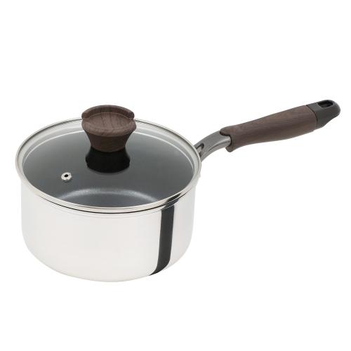 ＜ベストコ＞ミロワール　IHソースパン18cm