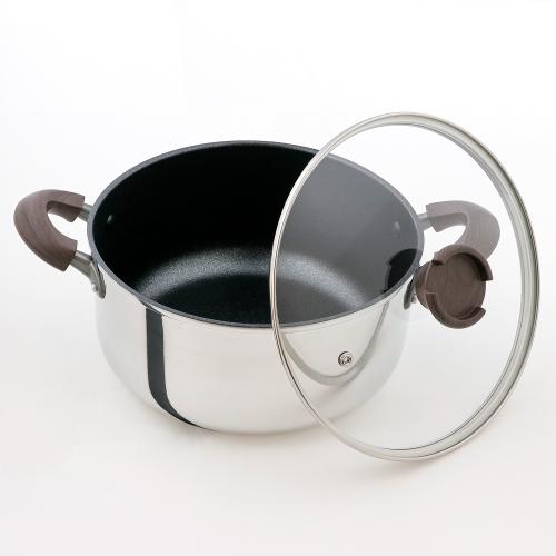 ＜ベストコ＞ミロワール　IHハイキャセロール24cm