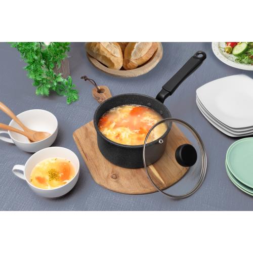 ＜ベストコ＞ライトセンス　マーブル　IHソースパン16cm