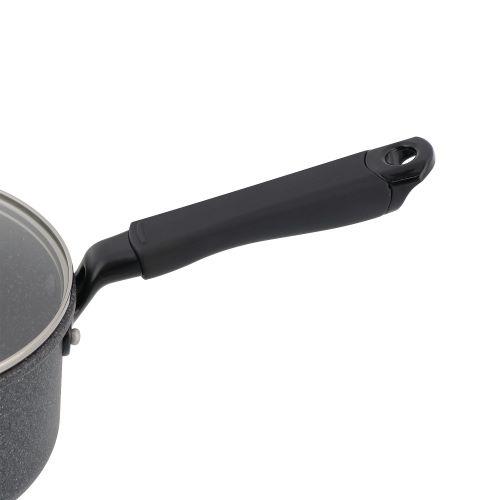 ＜ベストコ＞ライトセンス　マーブル　IHソースパン18cm