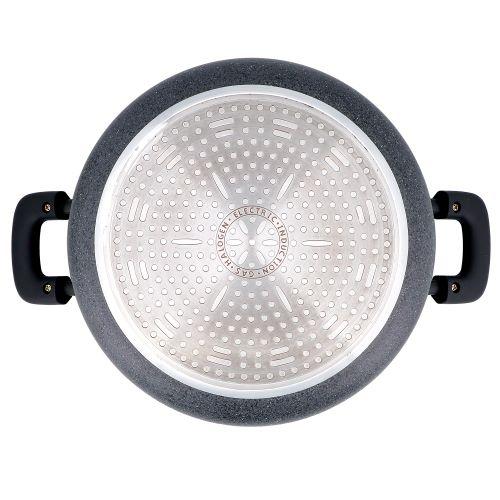 ＜ベストコ＞ライトセンス　マーブル　IHハイキャセロール24cm