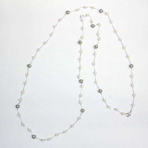 ＜アビステ＞スーパーロングステーションパールネックレス