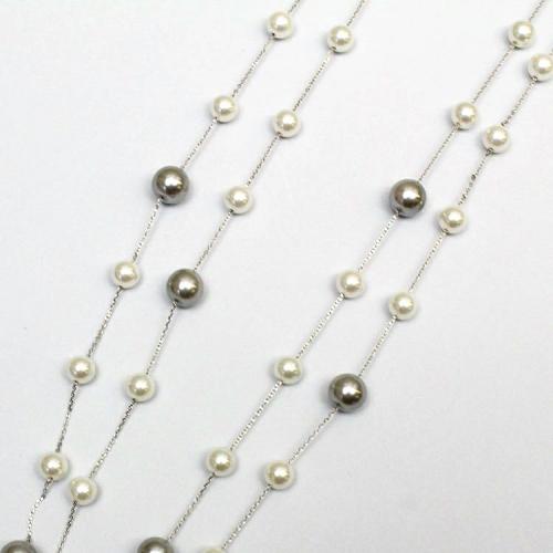 ＜アビステ＞スーパーロングステーションパールネックレス