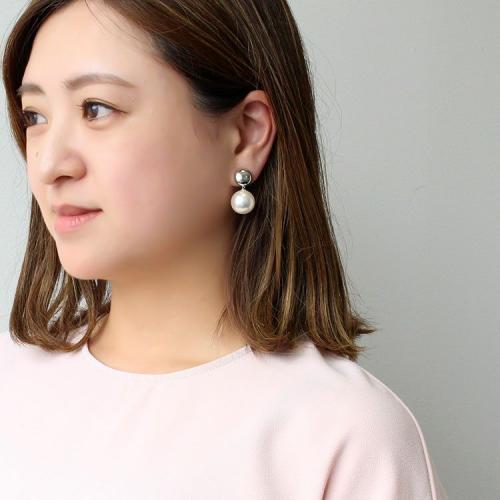 ＜アビステ＞イヤリングパールボール