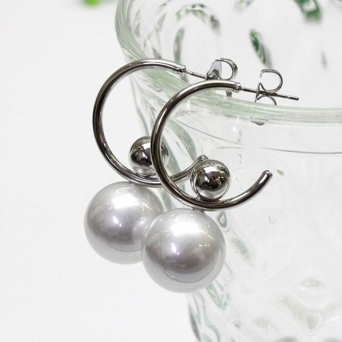 ＜アビステ＞パールフープピアス/3240071