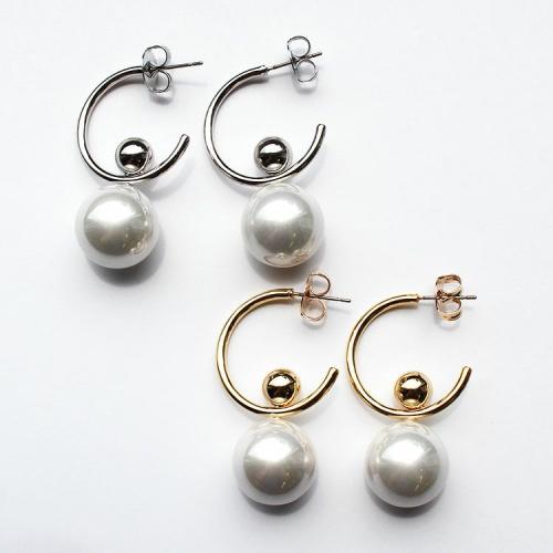 ＜アビステ＞パールフープピアス/3240071