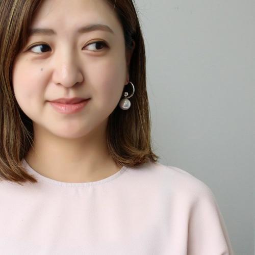 ＜アビステ＞パールフープピアス/3240071