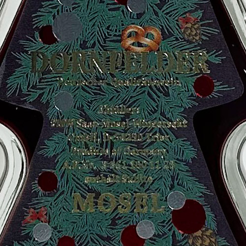 【送料当社負担】＜SMW社＞クリスマスボトル本格ドイツワイン 赤白2本セット