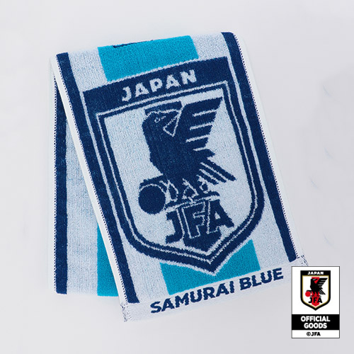 サッカー日本代表オフィシャルライセンスグッズ　「マフラータオル」（ホワイト）