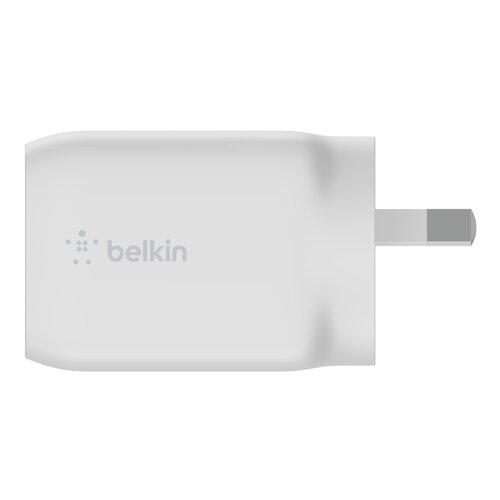 ＜Belkin＞BoostCharge Pro デュアルUSB-C GaN ウォールチャージャー PPS 65W