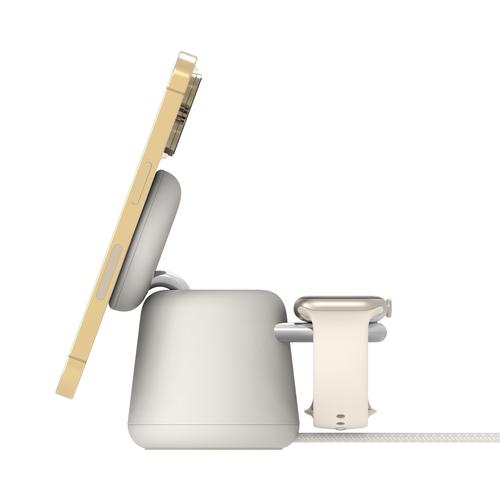 ＜Belkin＞BoostCharge Pro MagSafe認証 2-in-1ワイヤレス充電器