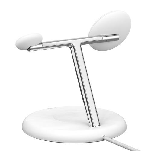 ＜Belkin＞BoostCharge Pro Qi2 3-in-1 ワイヤレス充電スタンド ホワイト