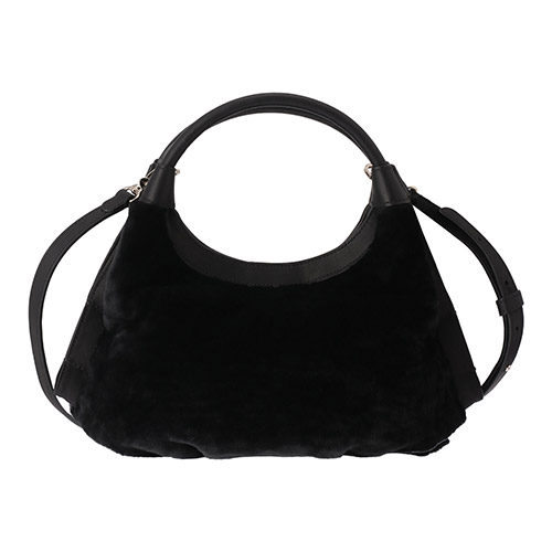 ＜アンデルセンバッグ＞ムートン・ギャザーバッグS