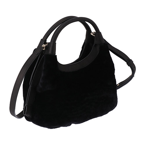 ＜アンデルセンバッグ＞ムートン・ギャザーバッグS