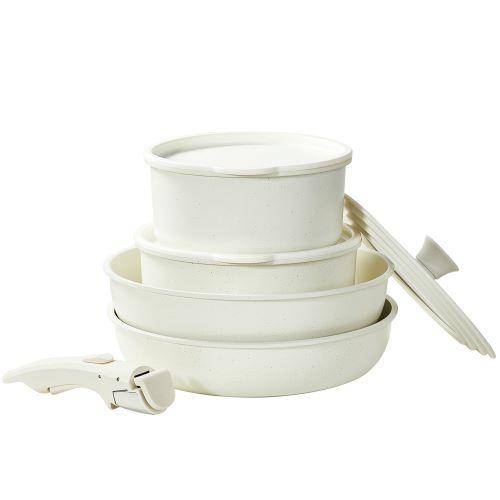 ＜ベストコ＞カローテIHワンハンドル8点セット