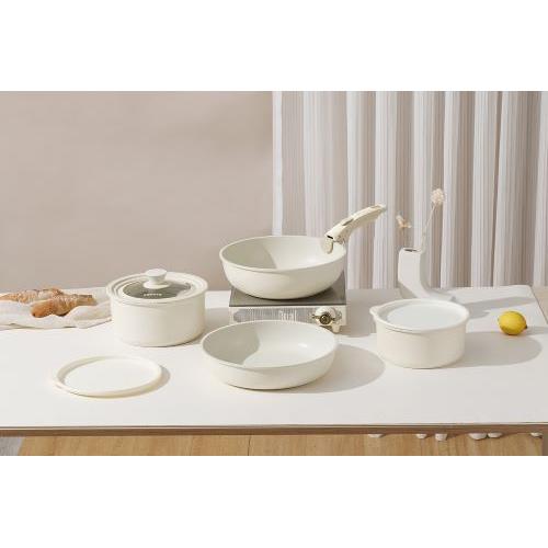 ＜ベストコ＞カローテIHワンハンドル8点セット