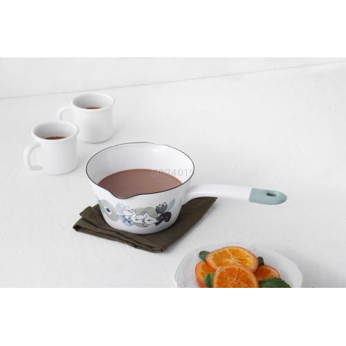 ＜富士ホーロー＞ムーミンフラワーガーデン　ミルクパン14cm