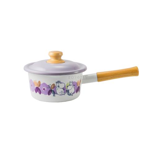 ＜富士ホーロー＞ムーミンフラワーガーデン　ソースパン16cm