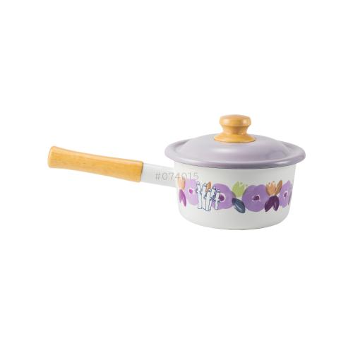 ＜富士ホーロー＞ムーミンフラワーガーデン　ソースパン16cm