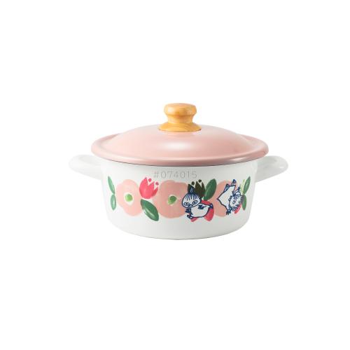 ＜富士ホーロー＞ムーミンフラワーガーデン　キャセロール20cm