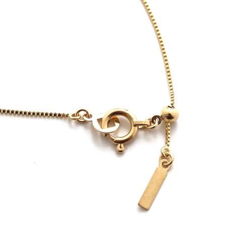 ＜HASUNA＞8月誕生石Signature ネックレス ペリドット