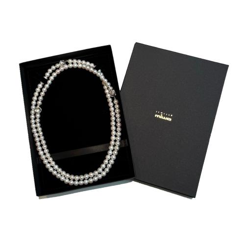 ＜ミワ＞淡水パールネックレス＆ブレスレット(コンバーチブル)