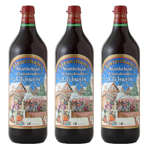 【送料当社負担】グリューワイン　(ホットワイン)　1000ｍL*3本セット