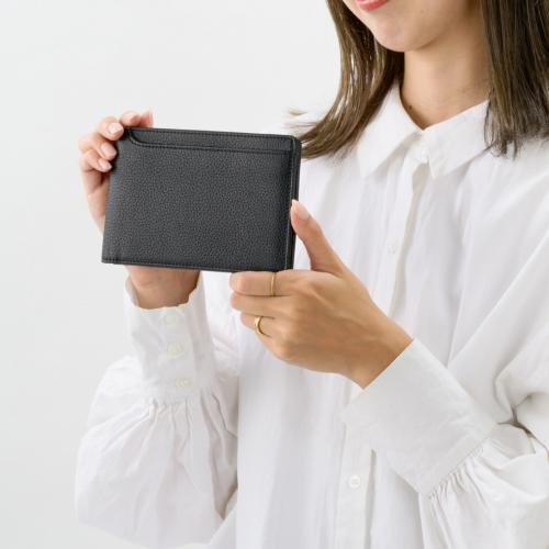 ＜ミラグロ＞シュリンクレザー・トラベルウォレット