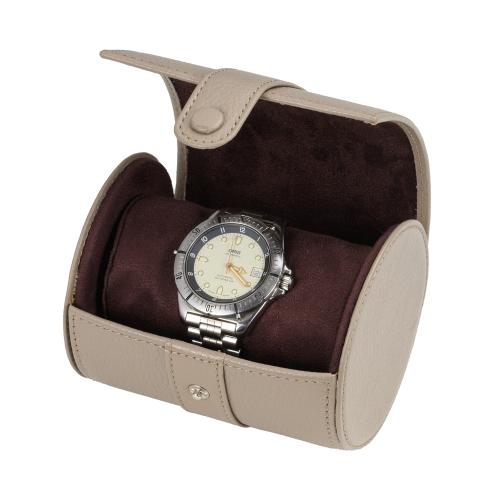 ＜ミラグロ＞シュリンクレザー・ネクタイ&時計ケース