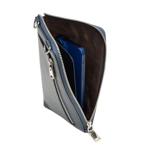 ＜ミラグロ＞シュリンクレザー・携帯ウォレット