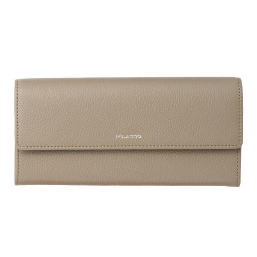 ＜ミラグロ＞シュリンクレザー・ギャルソン長財布