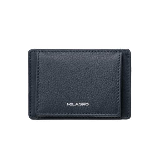 ＜ミラグロ＞シュリンクレザー・薄型コイン&パスケース