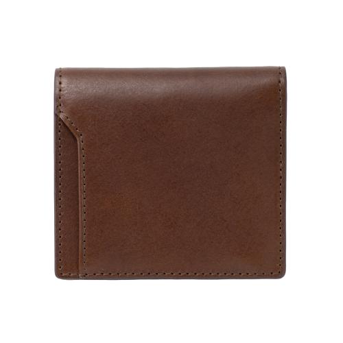 ＜ミラグロ＞イタリアンオイルドレザー・薄型コンパクト財布