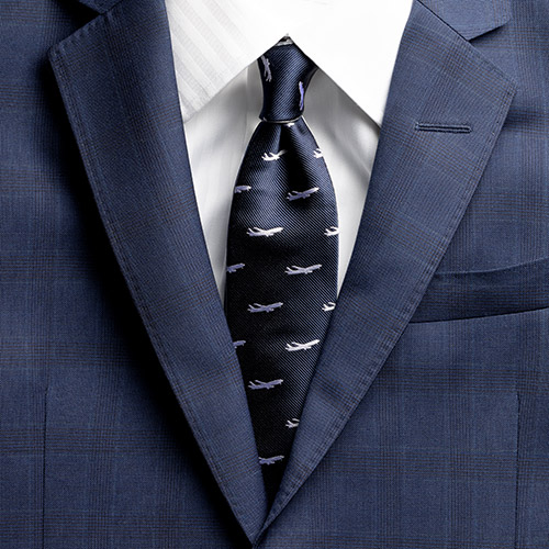 ＜ANAオリジナル＞ABAHOUSE for ANA　４面シルクネクタイ