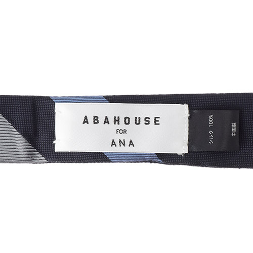 ＜ANAオリジナル＞ABAHOUSE for ANA　４面シルクネクタイ