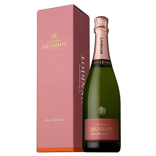 ＜アンリオ＞ロゼ　ブリュット　ミレジメ　（化粧箱入り）【2015】（ロゼ シャンパン）