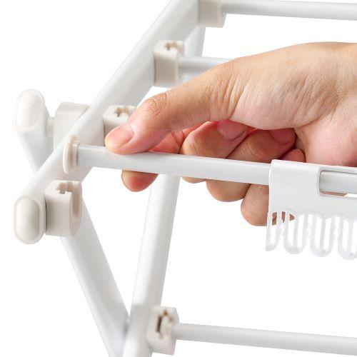 ＜ベストコ＞Quick Lock平干しもできるコンパクトスタンド物干し