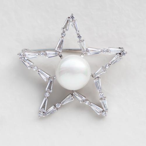 ＜アビステ＞スターモチーフブローチ