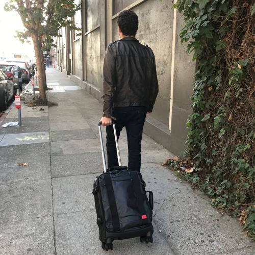 ＜HIDEO WAKAMATSU＞ベール PVC 4輪ソフトキャリー