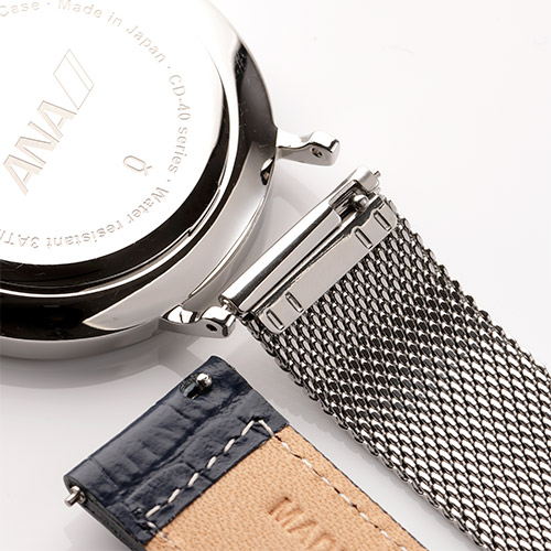 ＜ANAオリジナル＞Knot for ANA　オリジナルソーラーウォッチ（ストラップ2種付き）