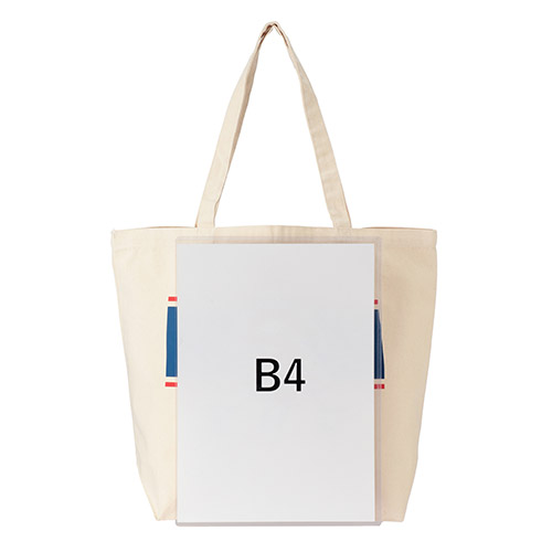 ＜ANAオリジナル＞レトロモチーフ 横型トートバッグ（ネイビー）