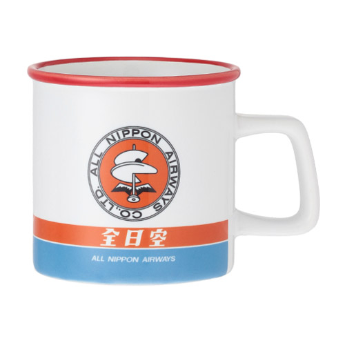 ＜ANAオリジナル＞レトロモチーフ マグカップ（航空券発売所看板デザイン）