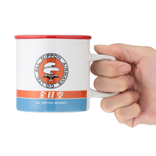 ＜ANAオリジナル＞レトロモチーフ マグカップ（航空券発売所看板デザイン）