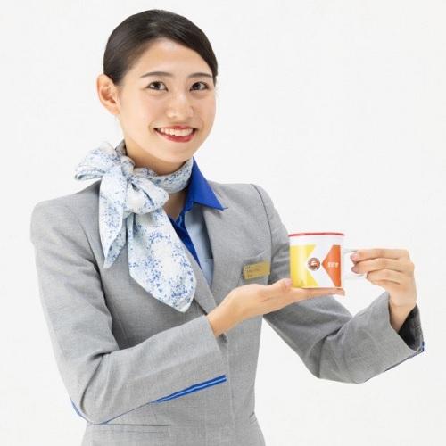 ＜ANAオリジナル＞レトロモチーフ マグカップ（手荷物預け控え券デザイン）