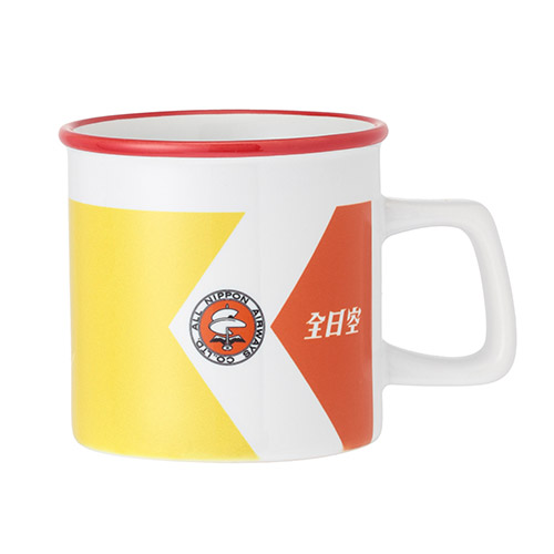 ＜ANAオリジナル＞レトロモチーフ マグカップ（手荷物預け控え券デザイン）