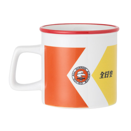 ＜ANAオリジナル＞レトロモチーフ マグカップ（手荷物預け控え券デザイン）