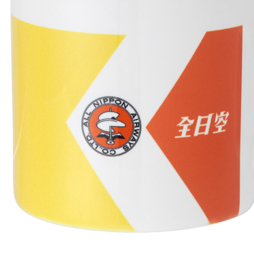 ＜ANAオリジナル＞レトロモチーフ マグカップ（手荷物預け控え券デザイン）