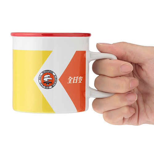 ＜ANAオリジナル＞レトロモチーフ マグカップ（手荷物預け控え券デザイン）