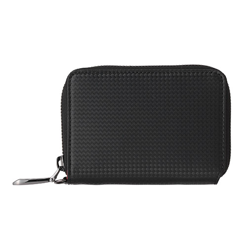 ＜ノイインテレッセ＞シャッテン2.0　ラウンドファスナーミドルウォレット中ベロ付